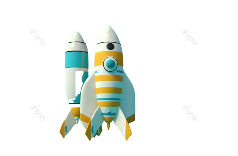 形状图片,科技元素,科学PNG,火箭免抠素材